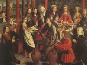 Gerard David The Marriage at Cana (mk05) china oil painting reproduction